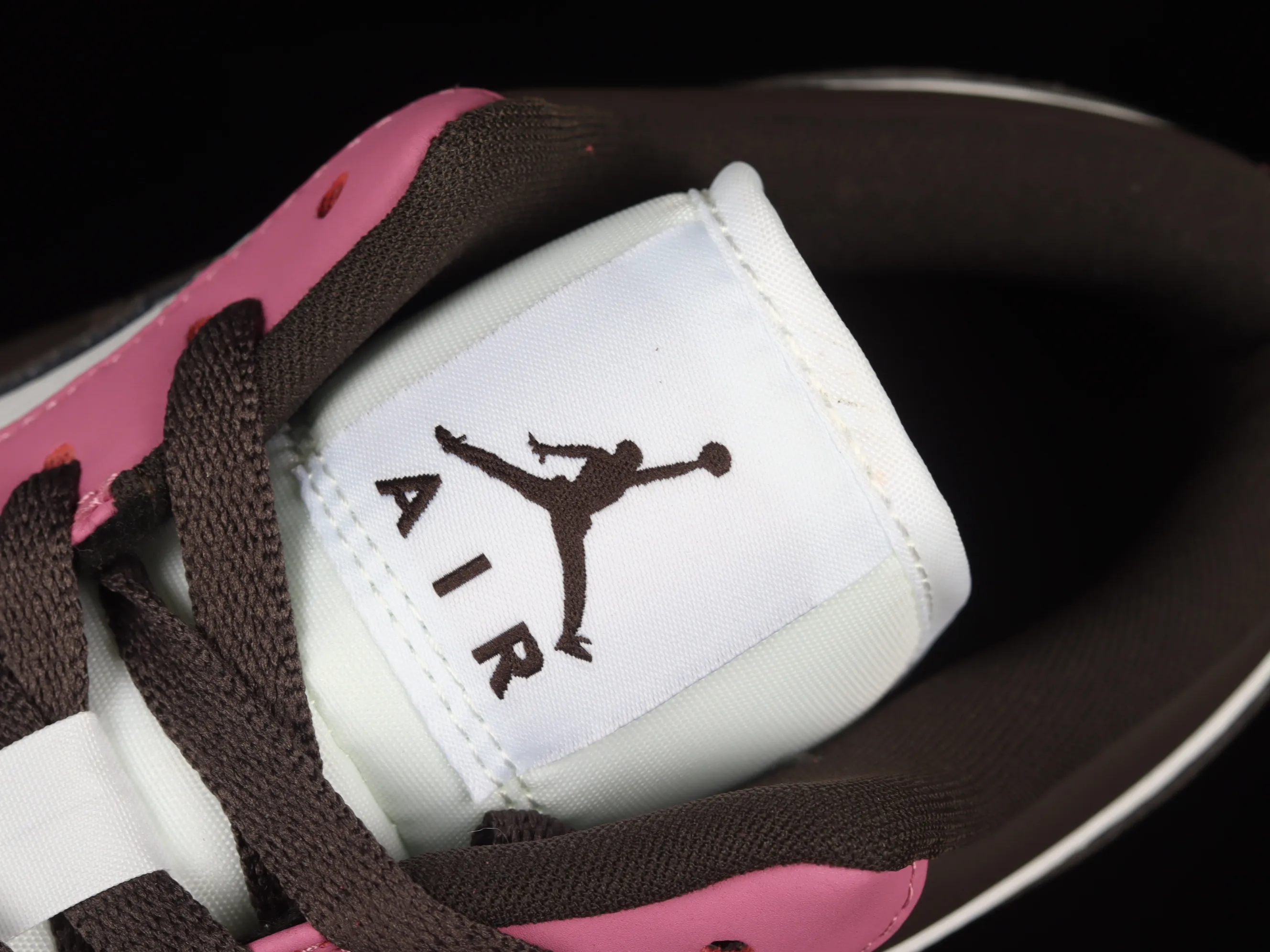 All categories Air Jordan Jordan series basketball shoes Air Jordan 1 Low Z version Air Jordan 1 Low AJ1 Joe 1 white pink black hook low-top casual sneakers DC1767-160